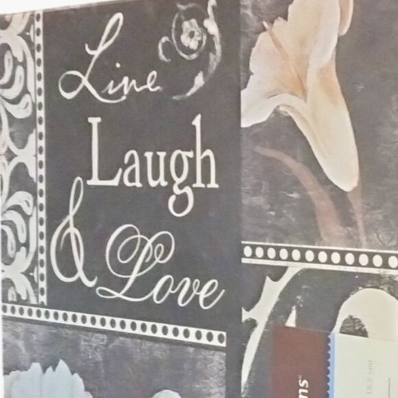 Recollections Live Laugh Love Memory Box Photo Storage Jo Moulton Sagebrush New - Picture 12 of 14